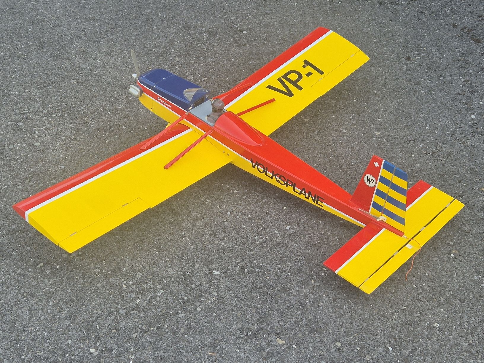 Modellismo RC: Graupner Volksplane  – Usato da Wattenwil venduto da hps_z6w9 4
