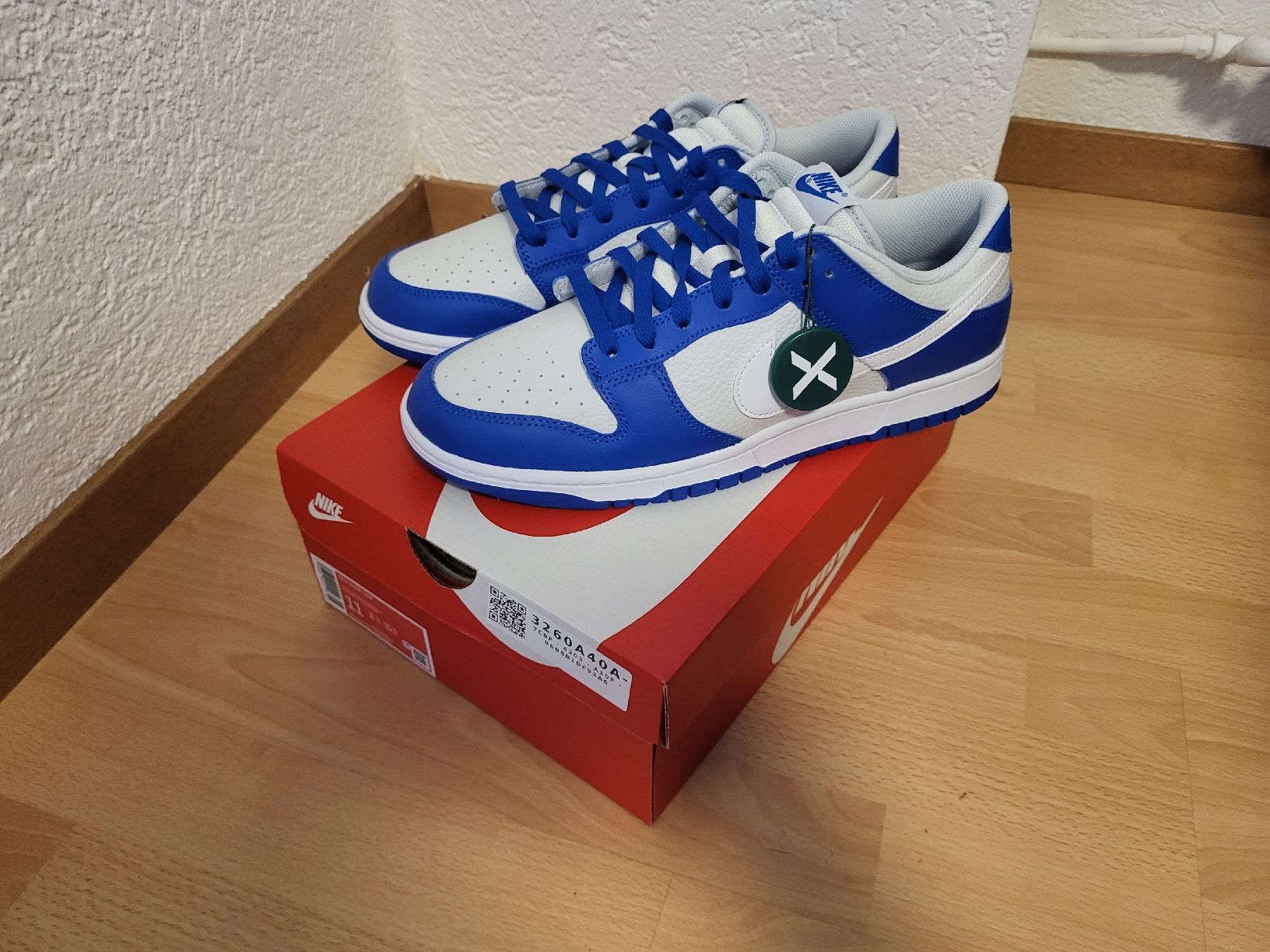 Nike Scarpe da uomo: Nike Dunk Low Racer Blue Photon Dust – Nuovo e nell'imballaggio originale da Messen venduto da ste_bsk5