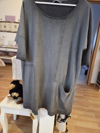 Nook Tuniks/kurzes Kleid, grau gestreift, Top Zust