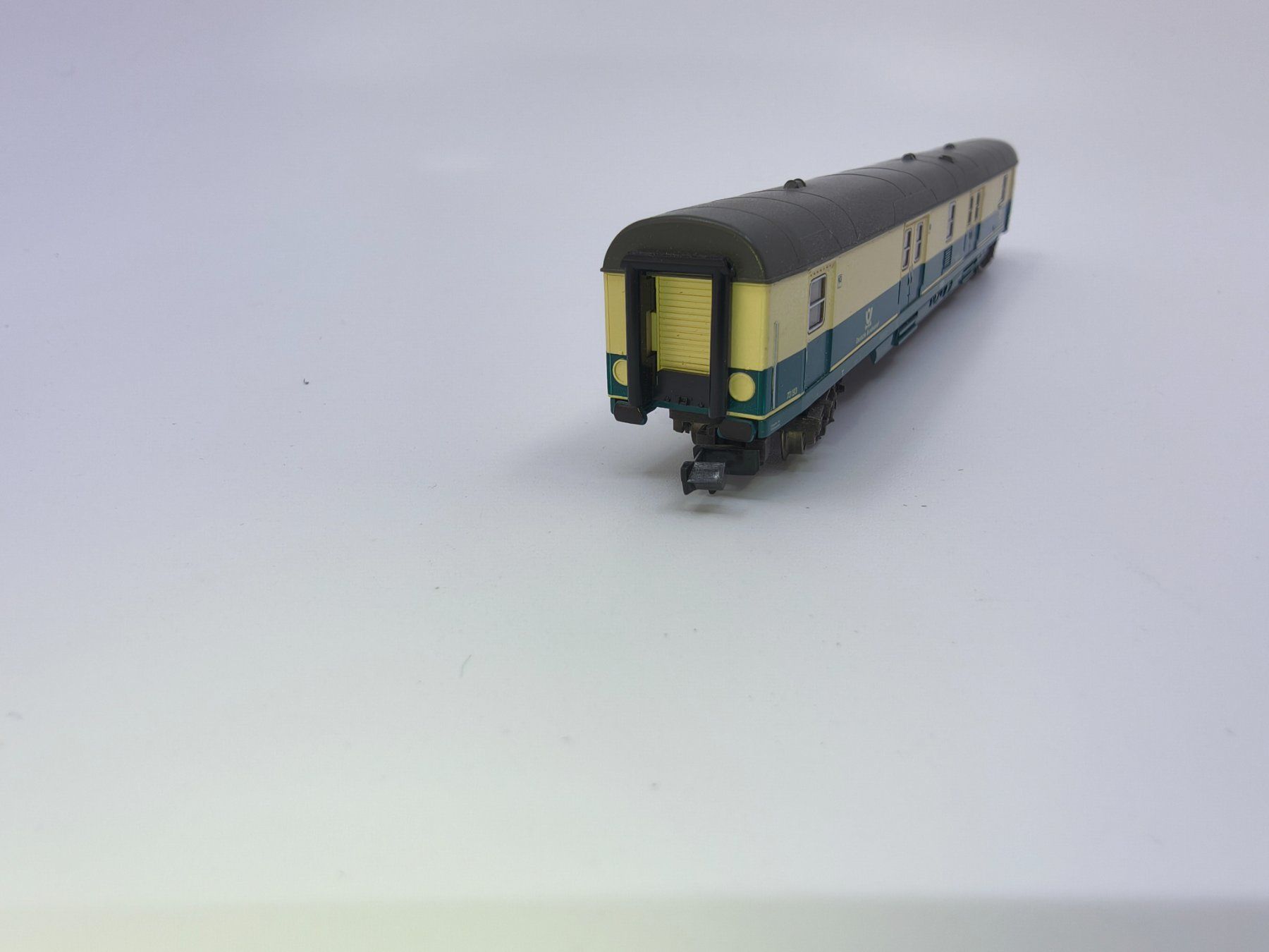 Fleischmann Modellini di ferrovie: Fleischmann DB-Gepäckwagen Spur N – Usato da Wangs venduto da mobacom 3
