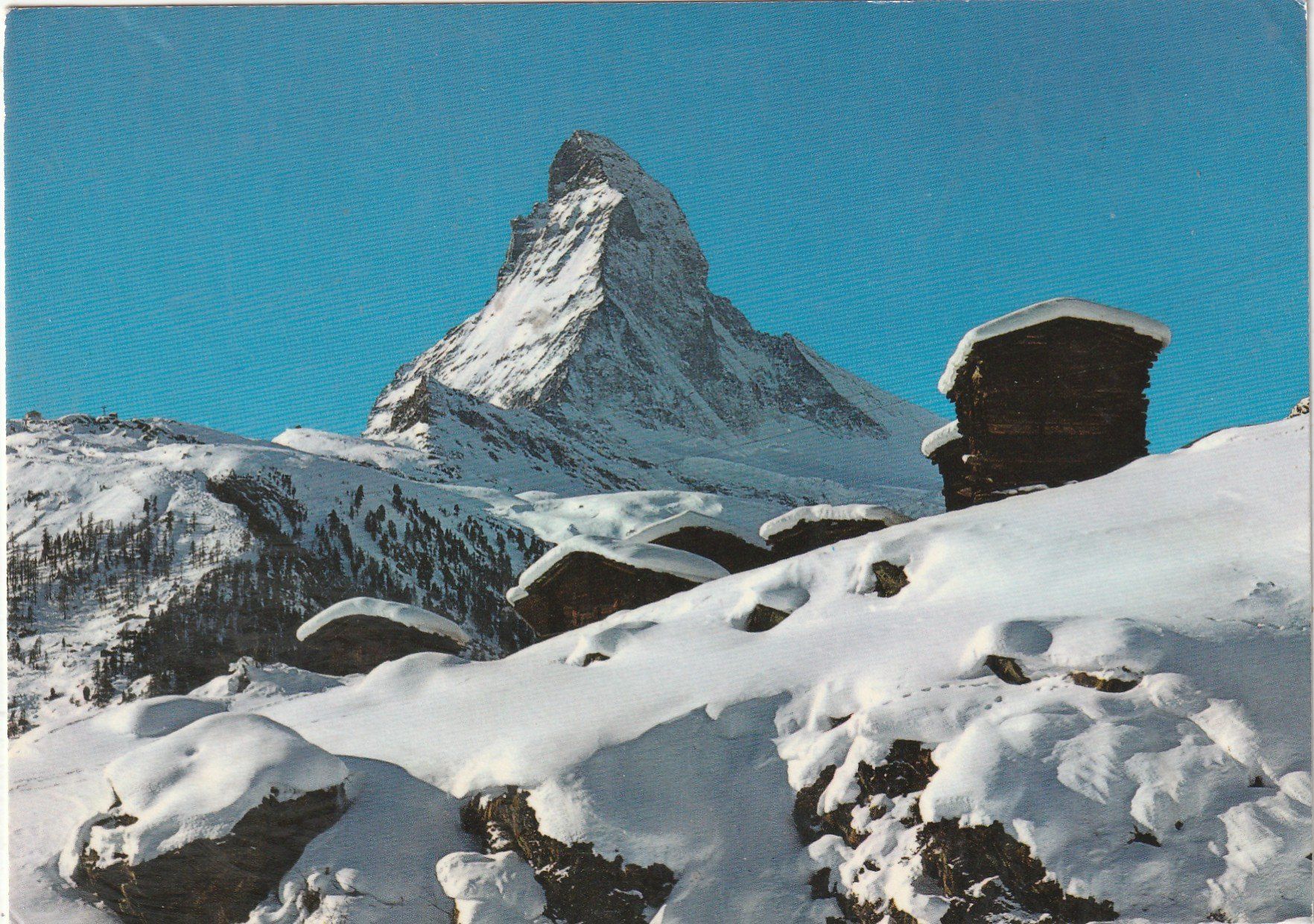 Cartoline postali: Winkelmatten Matterhorn – Usato da Lumbrein venduto da made02
