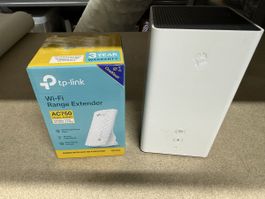 TP-Link AC750 Wi-Fi Range Extender RE200 Swisscom Box 2