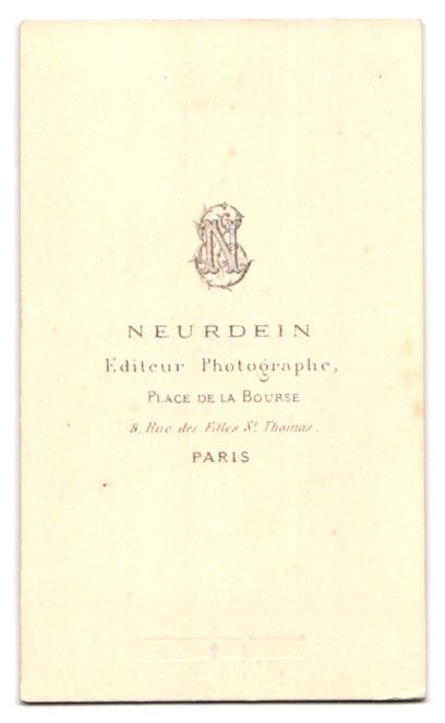 Fotografie &  Plakate: Fotografie Neurdein, Paris, Portrait Ott – Gebraucht aus Berlin von bartko-reher 1