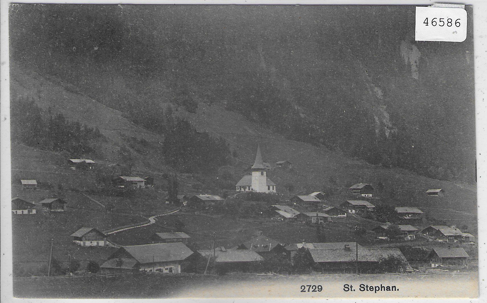 Cartoline postali: St. Stephan - Generalansicht – Usato da Ettingen venduto da Kartenplanet