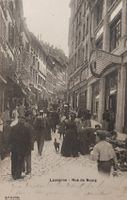 LAUSANNE - Rue de Bourg - 1905