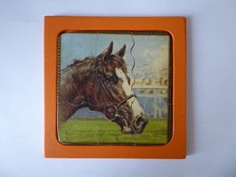 Nostalgie Holz Puzzle Pferd, 15 x 15cm