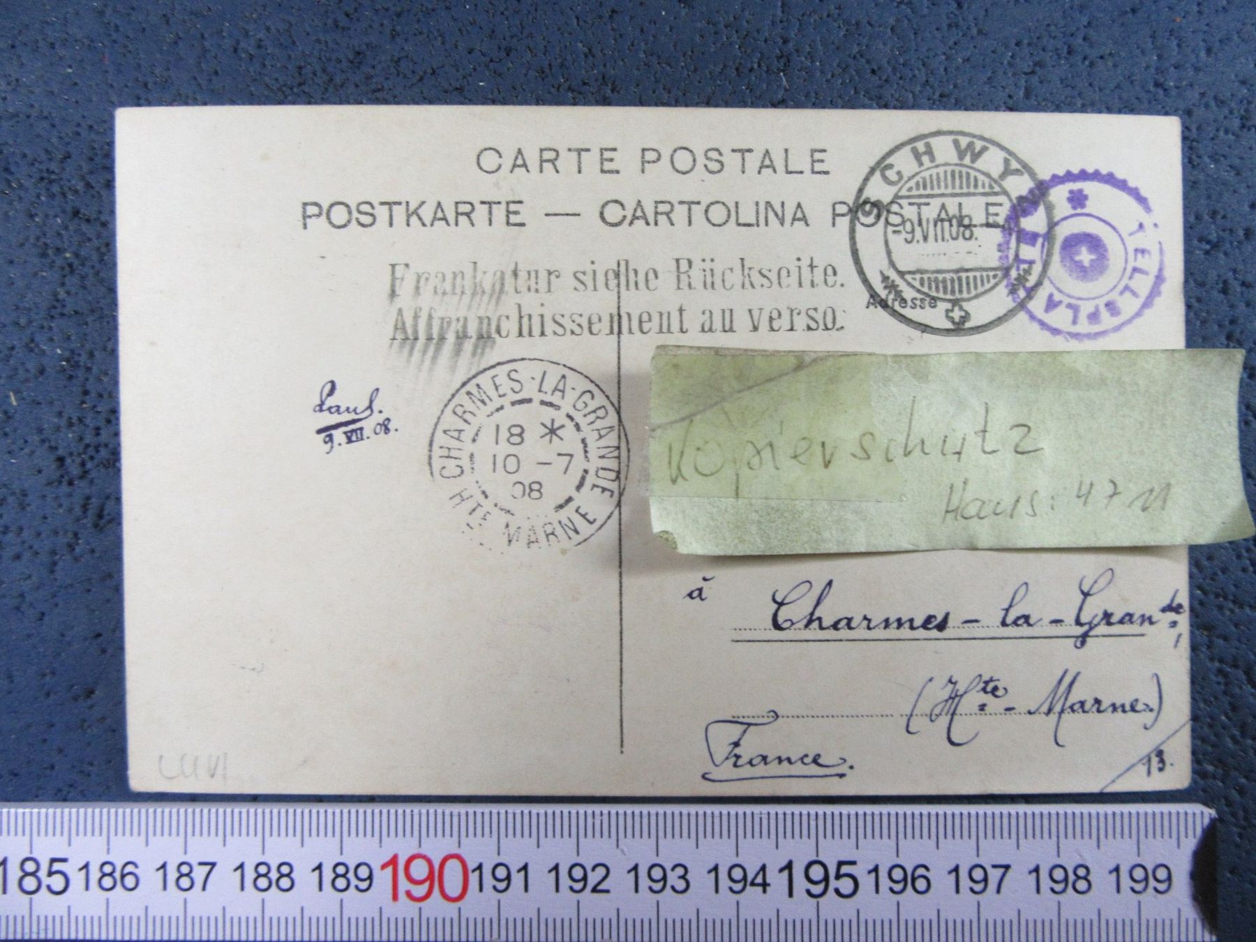 Cartes postales: GERSAU 1908 LU AK – D'occasion à Ettingen par Hausi4711 2