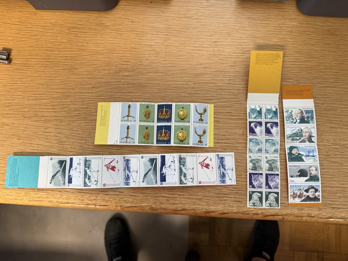 Alle Briefmarken: 4 Markenheftchen von Schweden  – Neu (gemäss Beschreibung) aus Murgenthal von Tina_4055