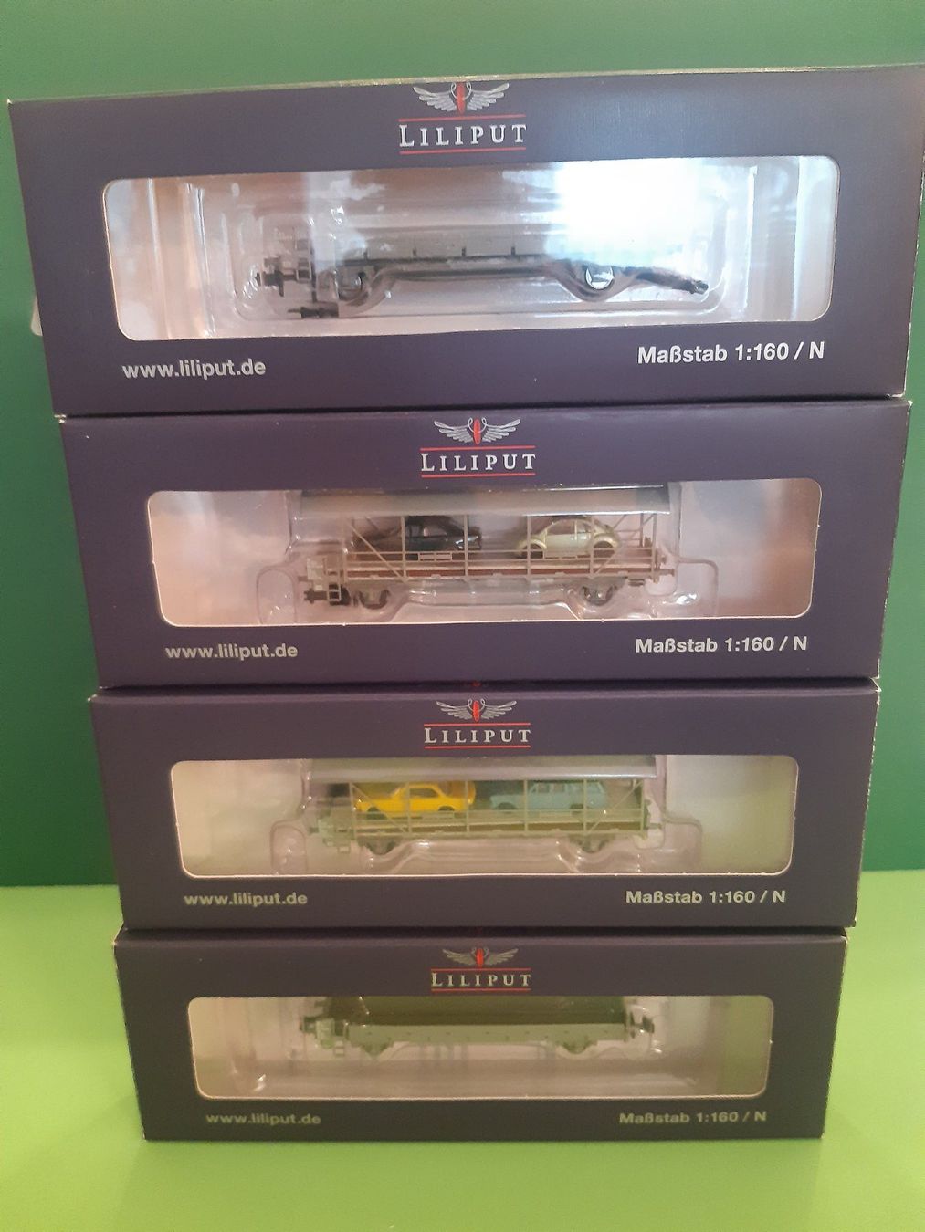 Liliput Trains électriques: Liliput Auto Transportwagen Set – D'occasion à Bassersdorf par darki77