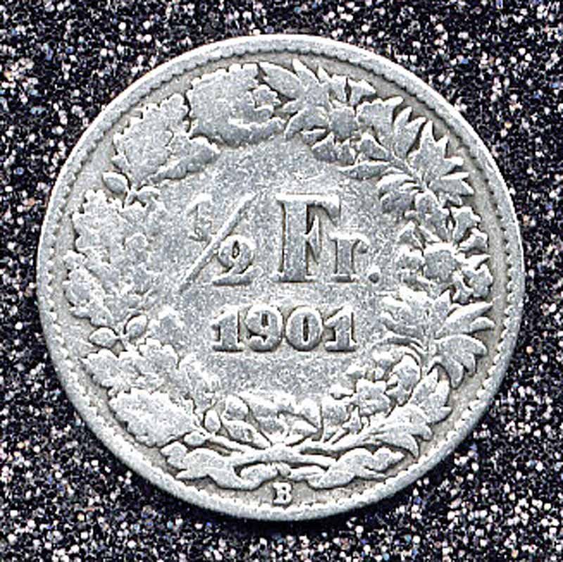 Alle Münzen: Münze CH Silber "1901" – Gebraucht aus Zug von urzeit