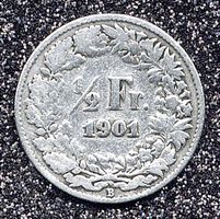 Münze CH Silber "1901"