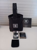 Chanel Original Neu Tasche Schwarz mit Taschen Spiegel