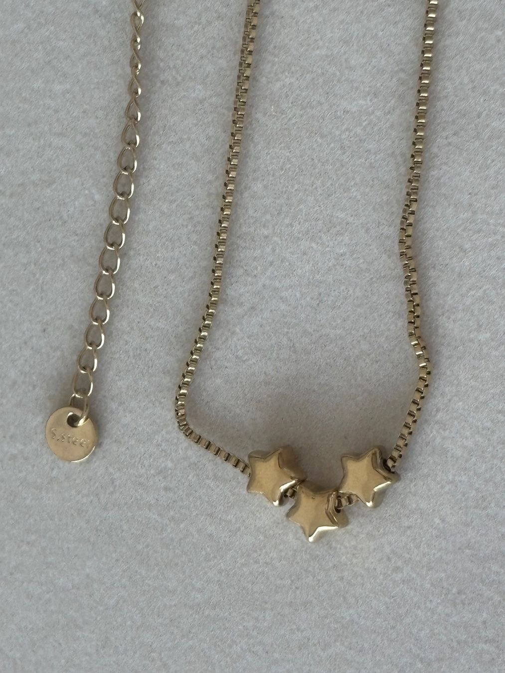 Catenine: Luxus Elegante Edelsthal Kette Farbe : Gold – Nuovo (secondo la descrizione) da Biel-Bienne venduto da Roserosse13 3