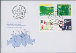 2022 - Kanton - Schweiz - Ersttagsbrief FDC ET