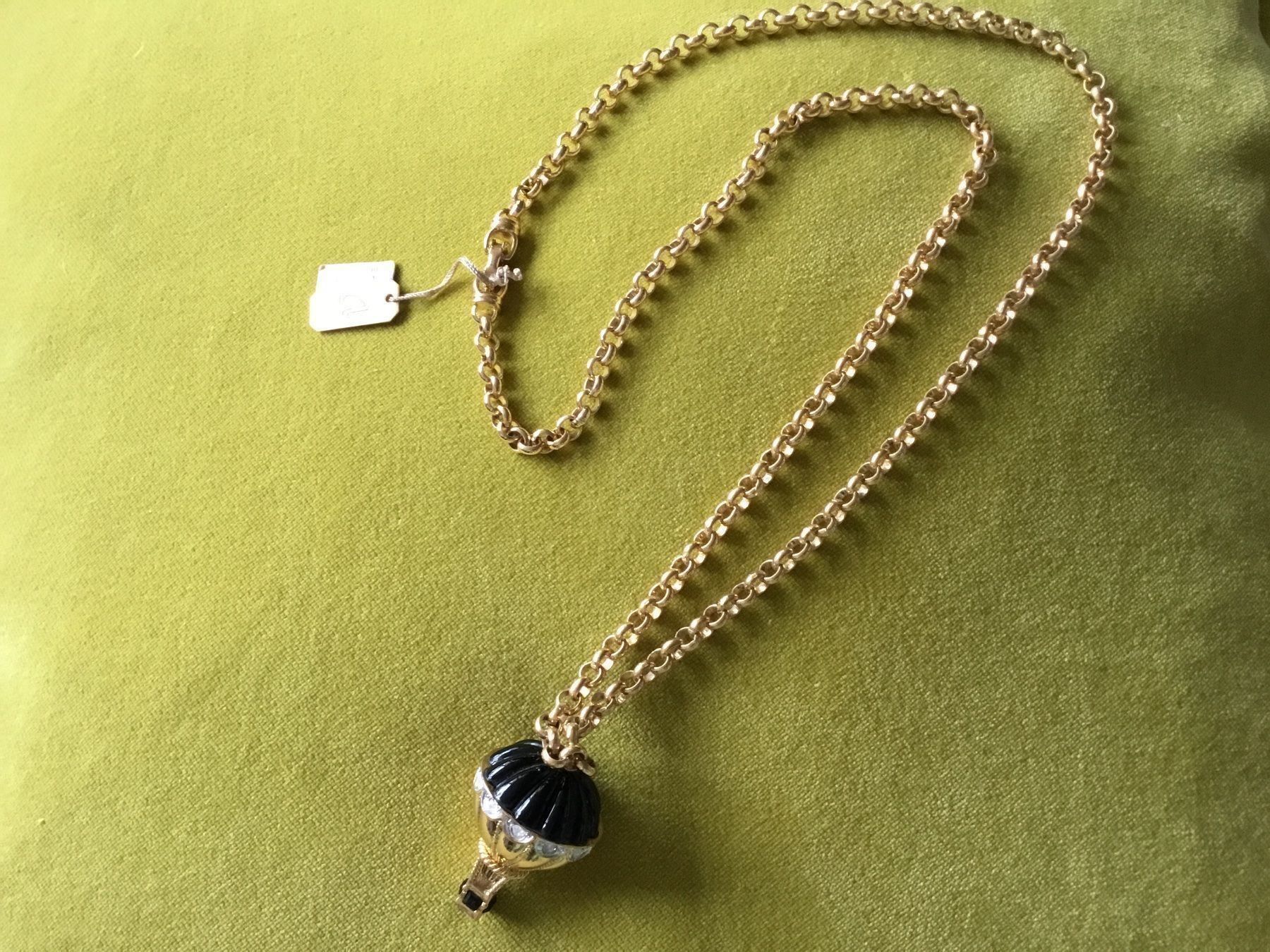 Ketten: Collier chaîne longue et montgolfière – Neu und originalverpackt aus Le Landeron von nic_8hd5