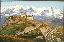 RIGI-KULM und die Berneralpen Rigi-Bahn u. Vitznau-Rigi-Bahn