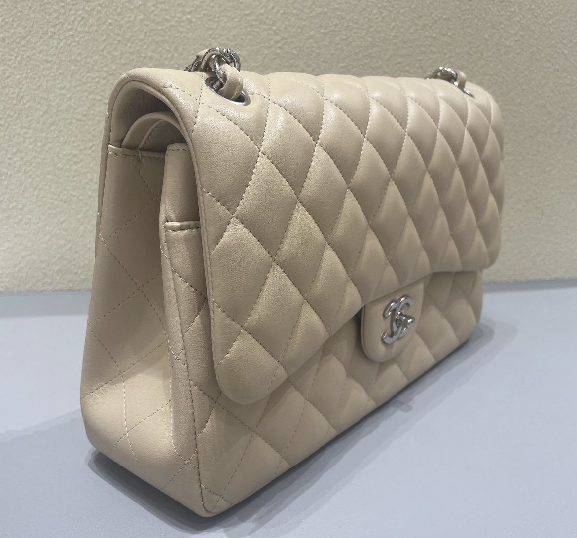 Chanel Borse da donna: Chanel Handtasche double flap beige, silber hardware – Nuovo (secondo la descrizione) da Oberrieden venduto da Mlew 3
