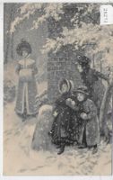 Modische Dame im Winter - Femme