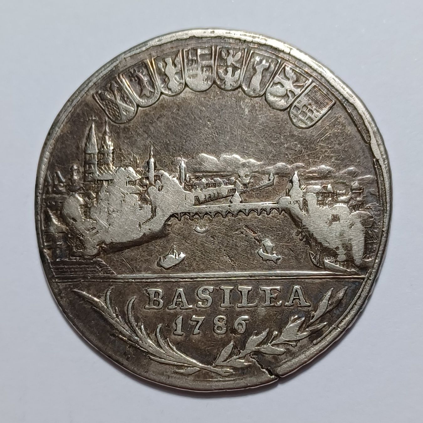 Tutti le monete: 1/2 Taler 1786 Basel HMZ 2-100o s-ss – Usato da Pfäffikon ZH venduto da Schweizer_Muenzen