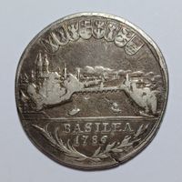 1/2 Taler 1786 Basel HMZ 2-100o s-ss