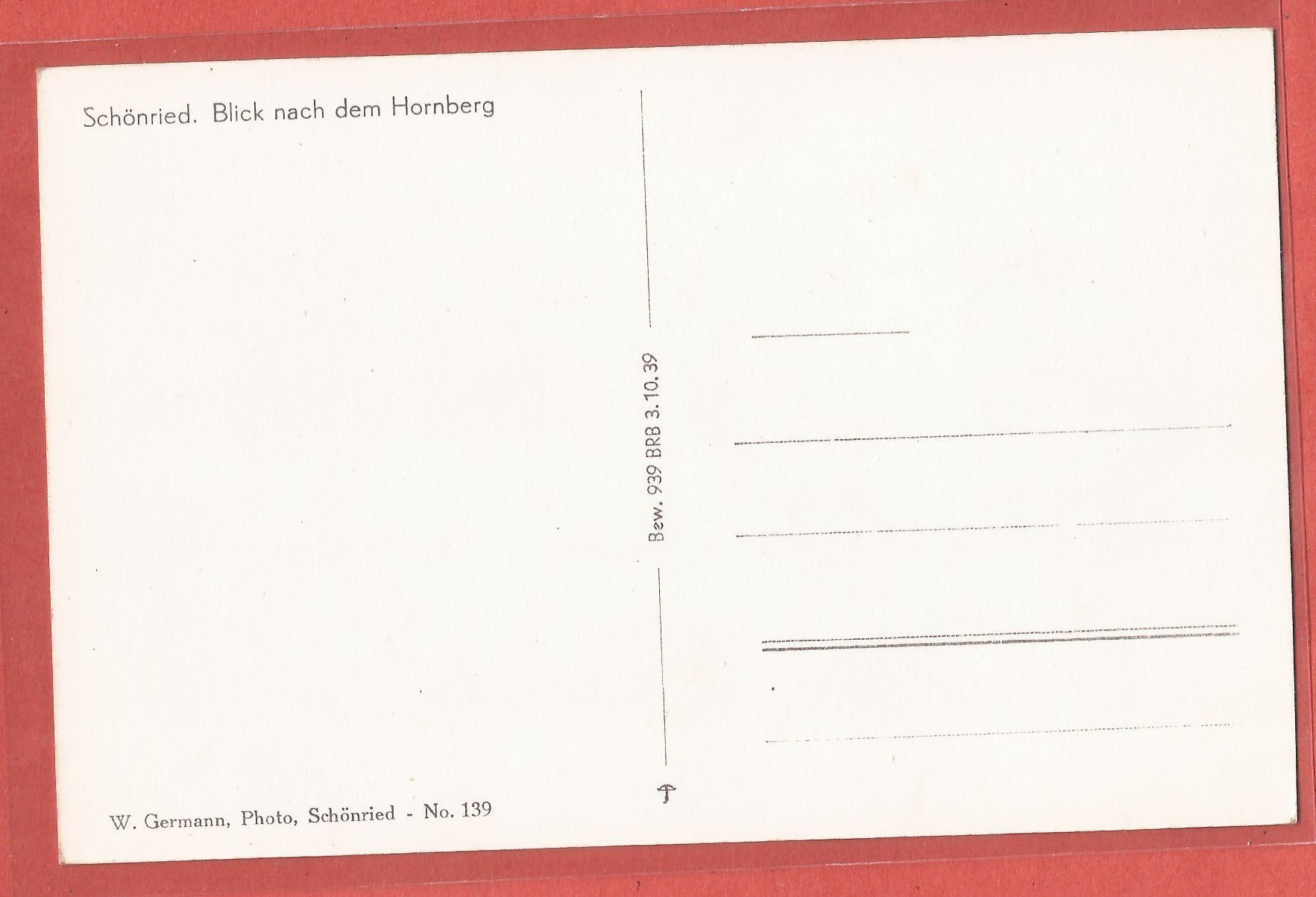 Cartoline postali: Schönried im Saanenland - ca. 1940 – Usato da Fislisbach venduto da Porano 1