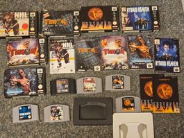 Nintendo 64 Spiele OVP ua. Turok, Hybrid Heaven, Shadow Man