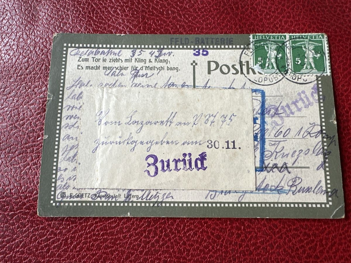 Ansichtskarten: Alte Postkarte  – Gebraucht aus Basel von Marlise015 1