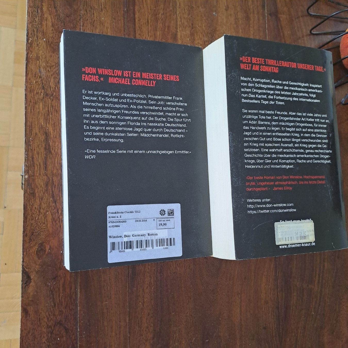 Libri: Don Winslow 2 Bücher – Usato da Oberengstringen venduto da ger_v5h5 3
