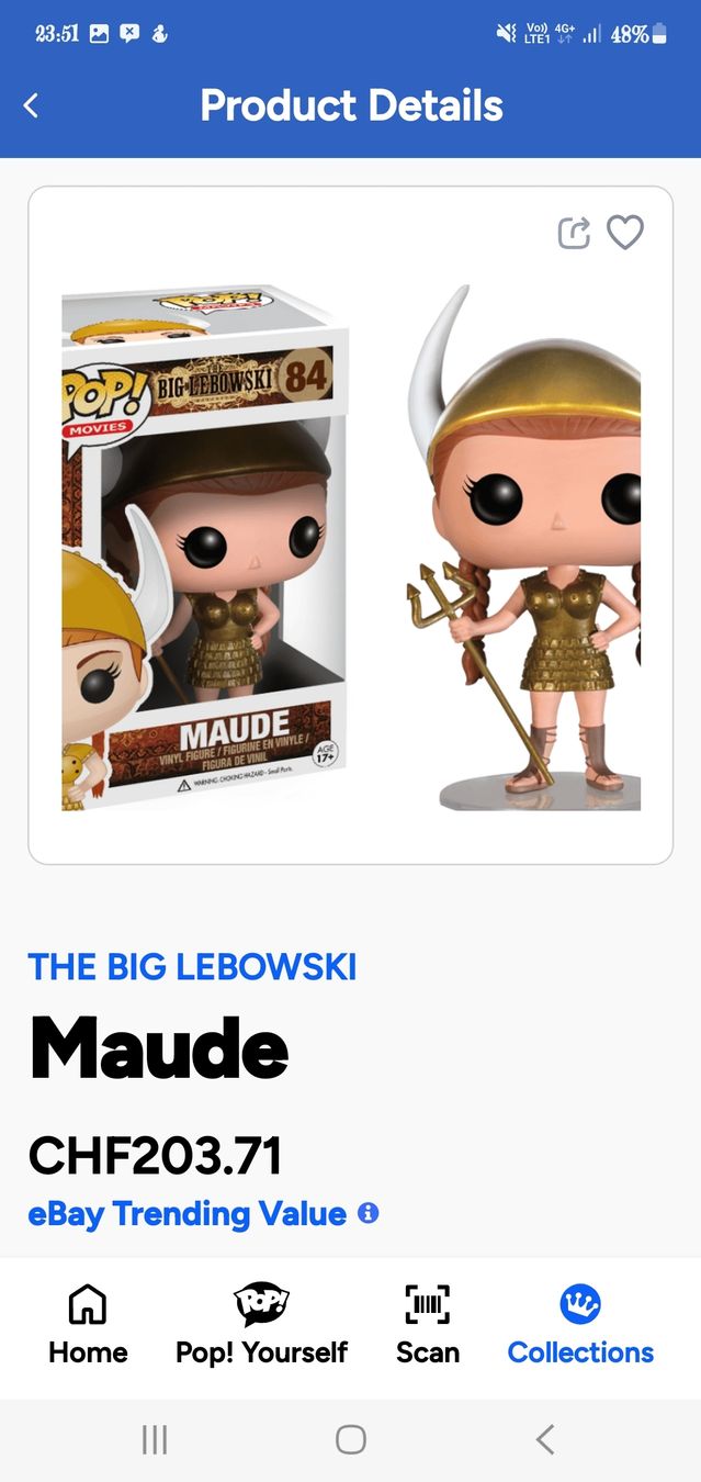 Funko Statuette: Funko Pop The Big Lebowski – Nuovo e nell'imballaggio originale da Tavannes venduto da Alkatra-kkk666