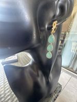 Aqua Chalcedon Ohrringe