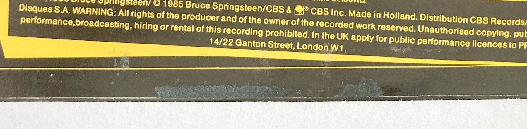 Schallplatten: BRUCE SPRINGSTEEN - I'M ON FIRE – Gebraucht aus Bottens von hotter-than-hell 3
