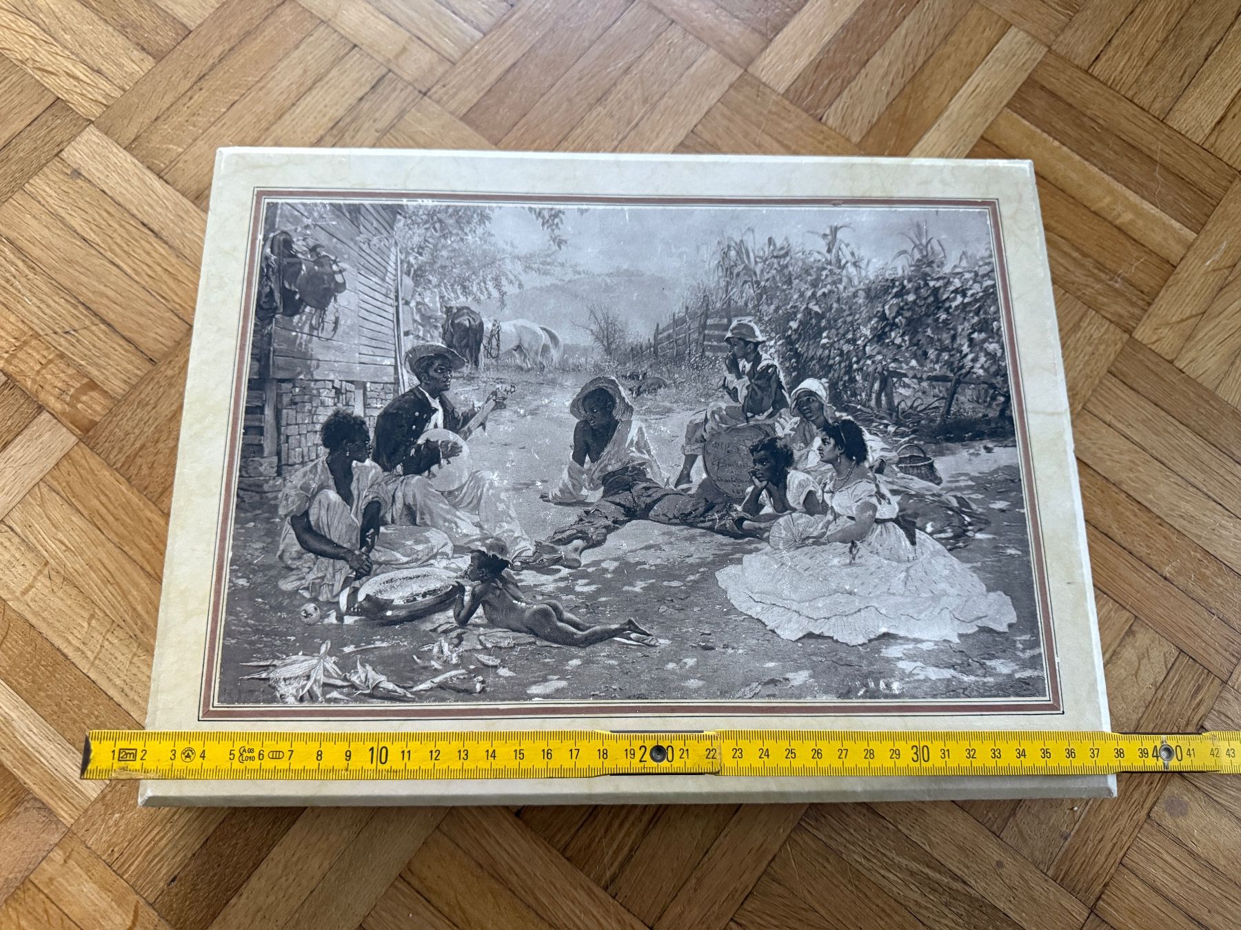 Barattoli: Antike Kartonbox: "Cotton Picking Time" - Selten! – Usato da Erstfeld venduto da Uhu1980 3