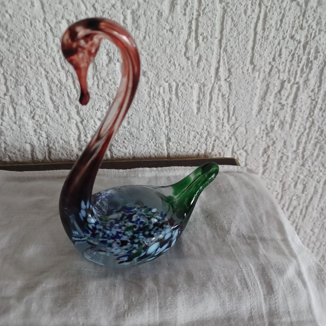 Murano Bicchieri: Schwan aus Muranoglas – Usato da Abtwil SG venduto da luupsy