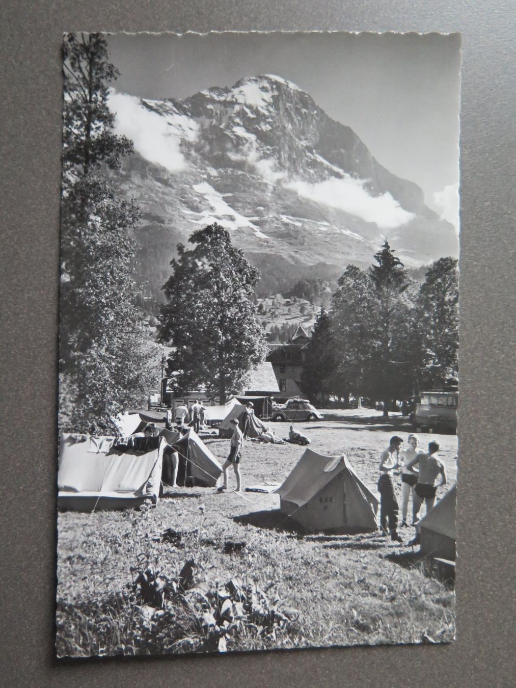 Ansichtskarten: GRINDELWALD - CAMPING BODENWALD – Gebraucht aus Wittenbach von lipasal