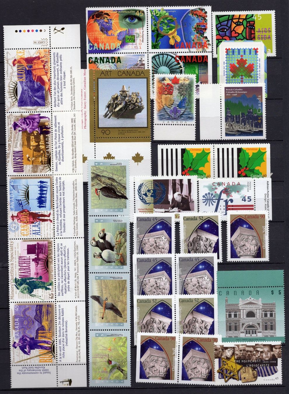 Alle Briefmarken: R6420  /  CANADA 1995 neufs XX – Neu (gemäss Beschreibung) aus Ste-Croix von MONT-TAGNAC