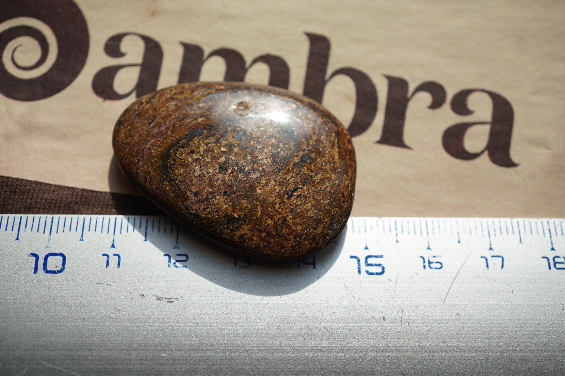 Minerali & Pietre curative: Bronzit      Handschmeichler    ab 1.-  Räumung – Nuovo e nell'imballaggio originale da Eschenbach SG venduto da topstone 3