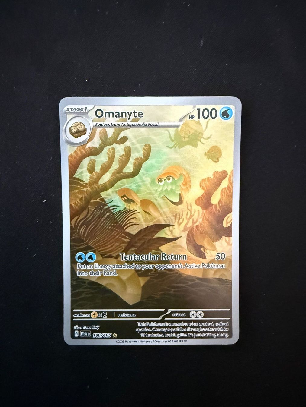 Pokémon Carte collezionabili: Pokemon Omanyte 180/165 EN 151 – Usato da Buchs SG venduto da Rheintalseller