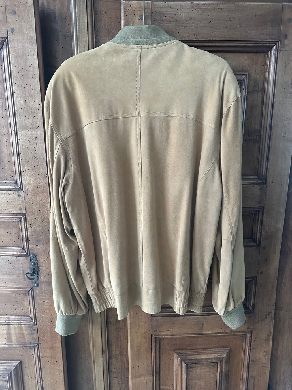 Giacche: Wildleder Bomberjacke, beige, Gr. 52, gebraucht – Usato da Watt venduto da MilaKimba 2