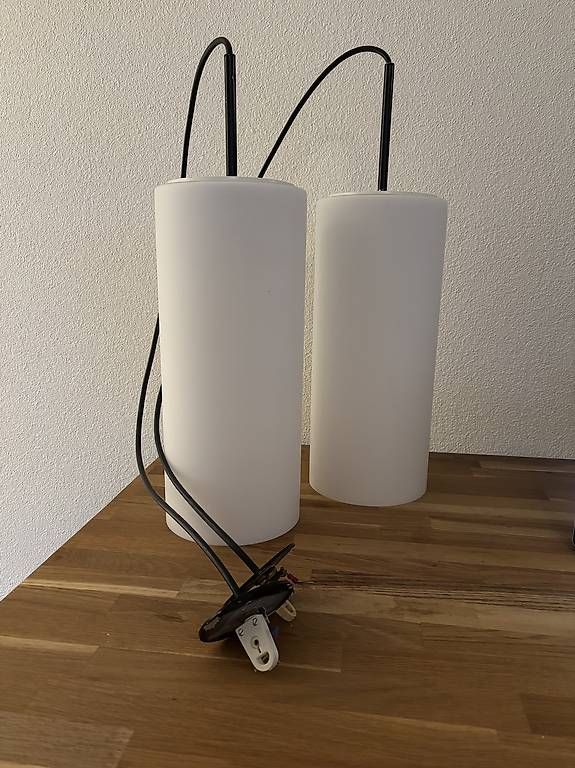 Glashütte Limburg Lampadari & plafoniere: Glashütte Limburg Deckenleuchten aus Opalglas – Usato da Schleinikon venduto da vik_8v2w 4