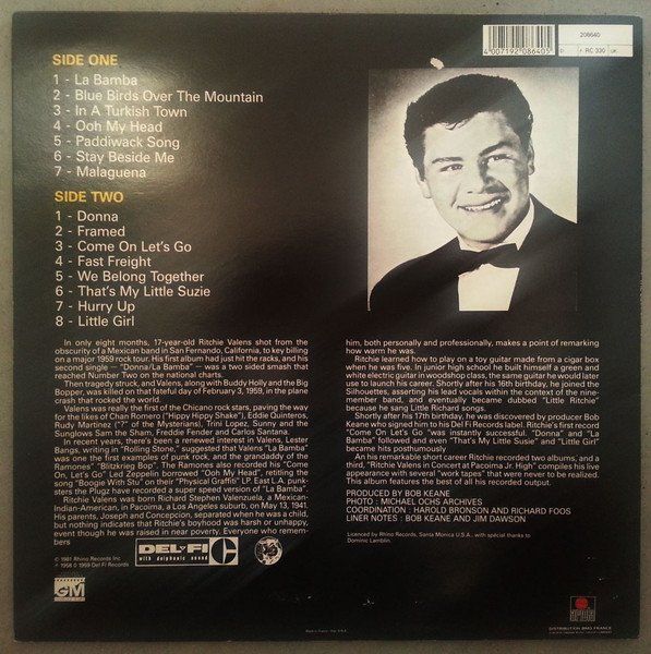Schallplatten: Valens Ritchie: La Bamba LP – Neu (gemäss Beschreibung) aus Steinhausen von Vilivinili 1