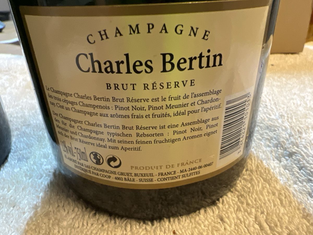 Wein: 2 Fl.Champagner Pol Caston/Charles Bertin  – Neu und originalverpackt aus Rorschach von TimelessTrading 4