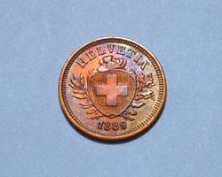 1 Rappen 1889