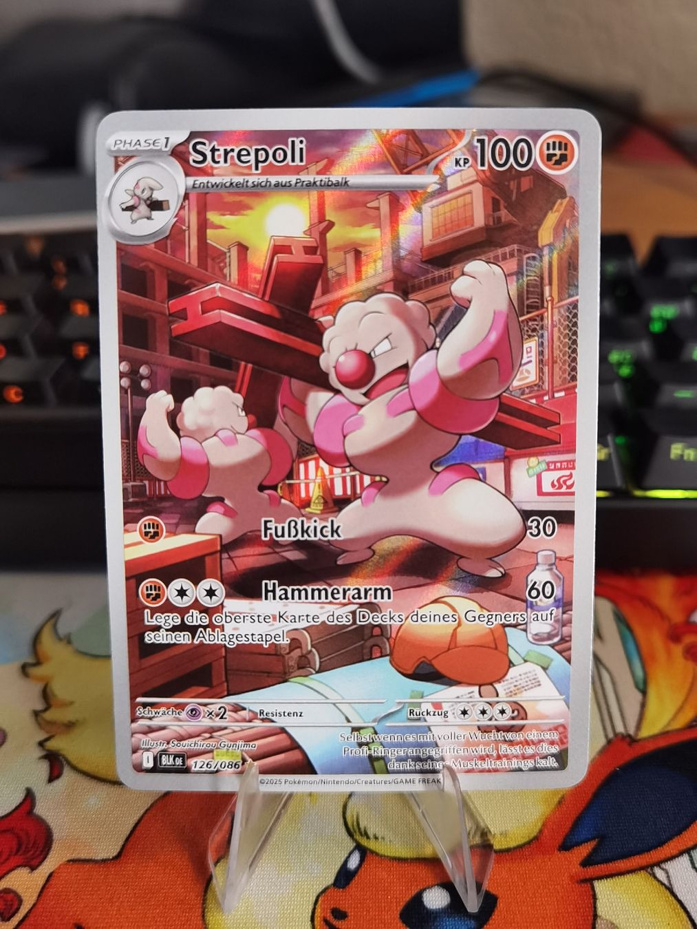 Pokémon Carte collezionabili: Pokemon Strepoli Alt Art BLK DE – Usato da Zollikofen venduto da Carrpas