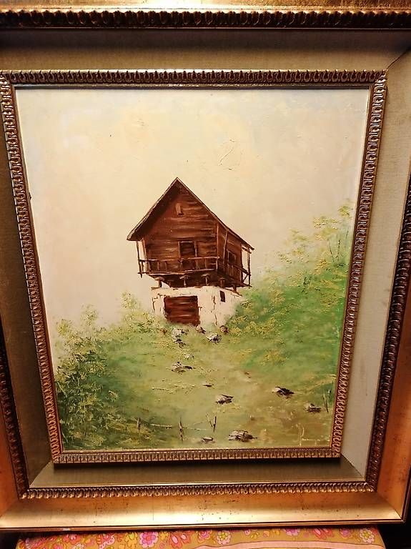 Dipinti: Le chalet du Pays d'en haut. – Usato da St. Maurice venduto da Benoit12