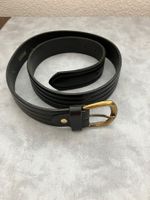 Ledergürtel schwarz, Gr. 95