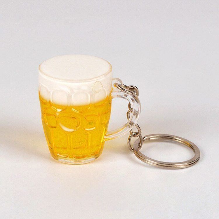 MUCOOS Bierkrug Schlüsselanhänger, Süßer Schlü Produktbild-Vorschau 6