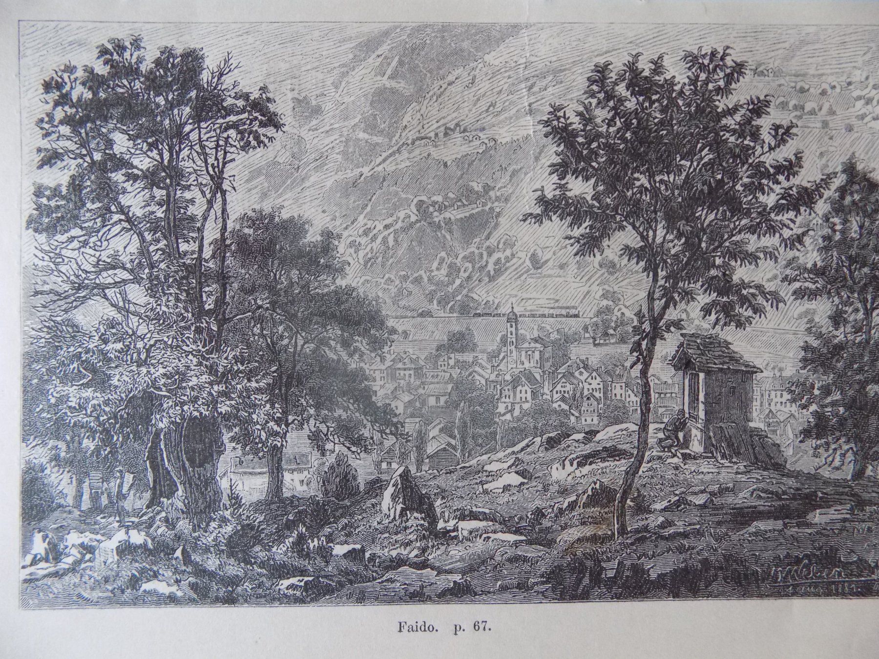 Gravures: Faido Kanton Tessin – D'occasion à Risch par Antikfee 1