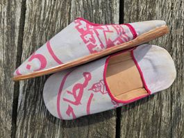 Babouches: Stoff (39)-Sale