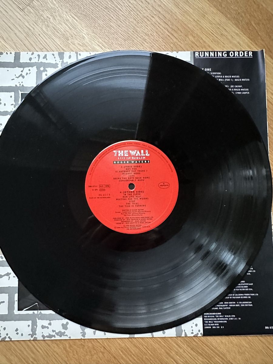 Schallplatten: Roger Waters The Wall Live in Berlin – Gebraucht aus Zürich von marcochreis5 7
