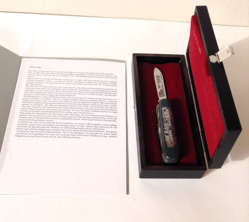 Victorinox Sammlermesser der Schlacht bei Näfels 1388 Kaufen auf Ricardo